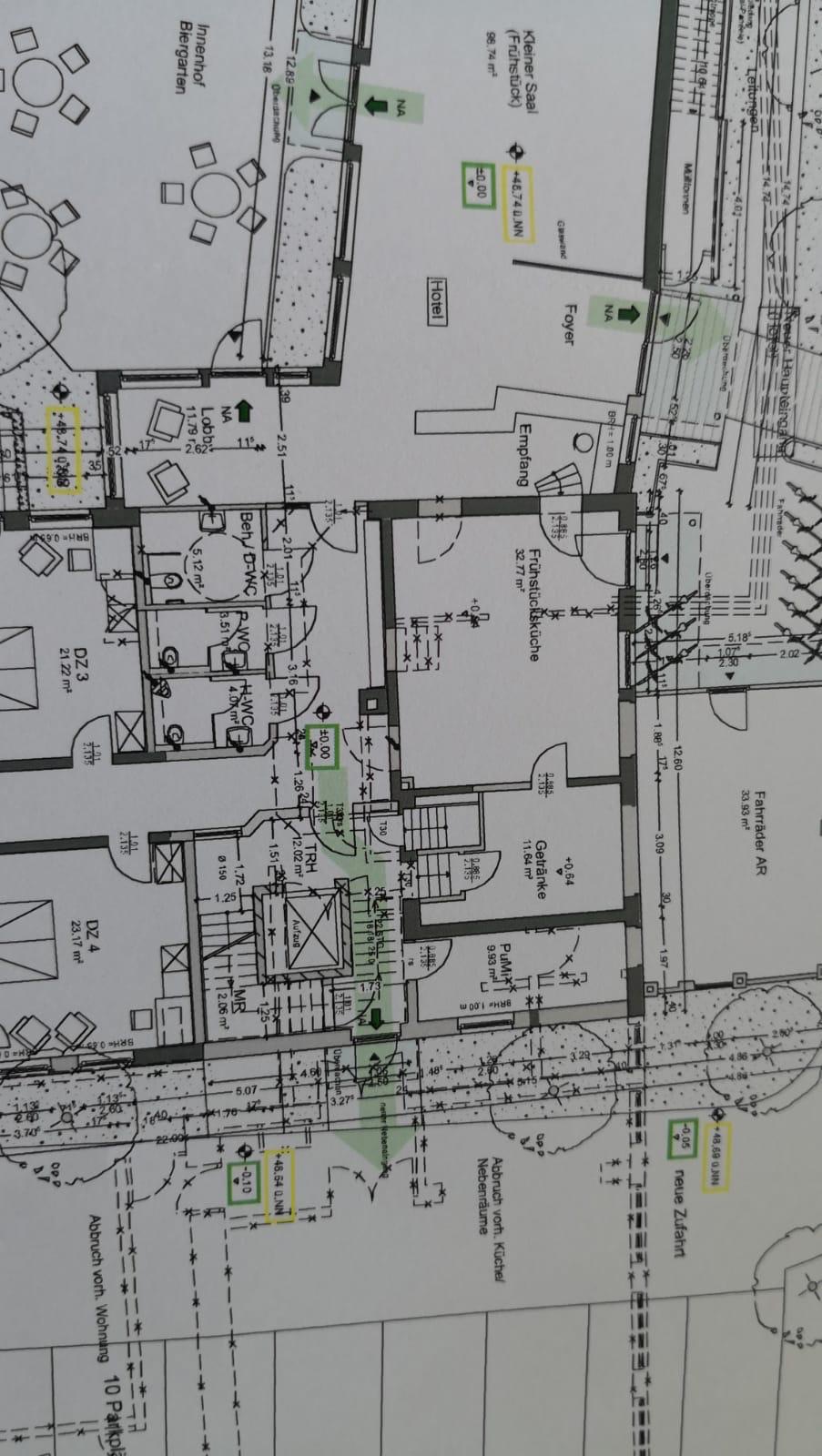 Planung des neuen Privathotel Riesenbeck