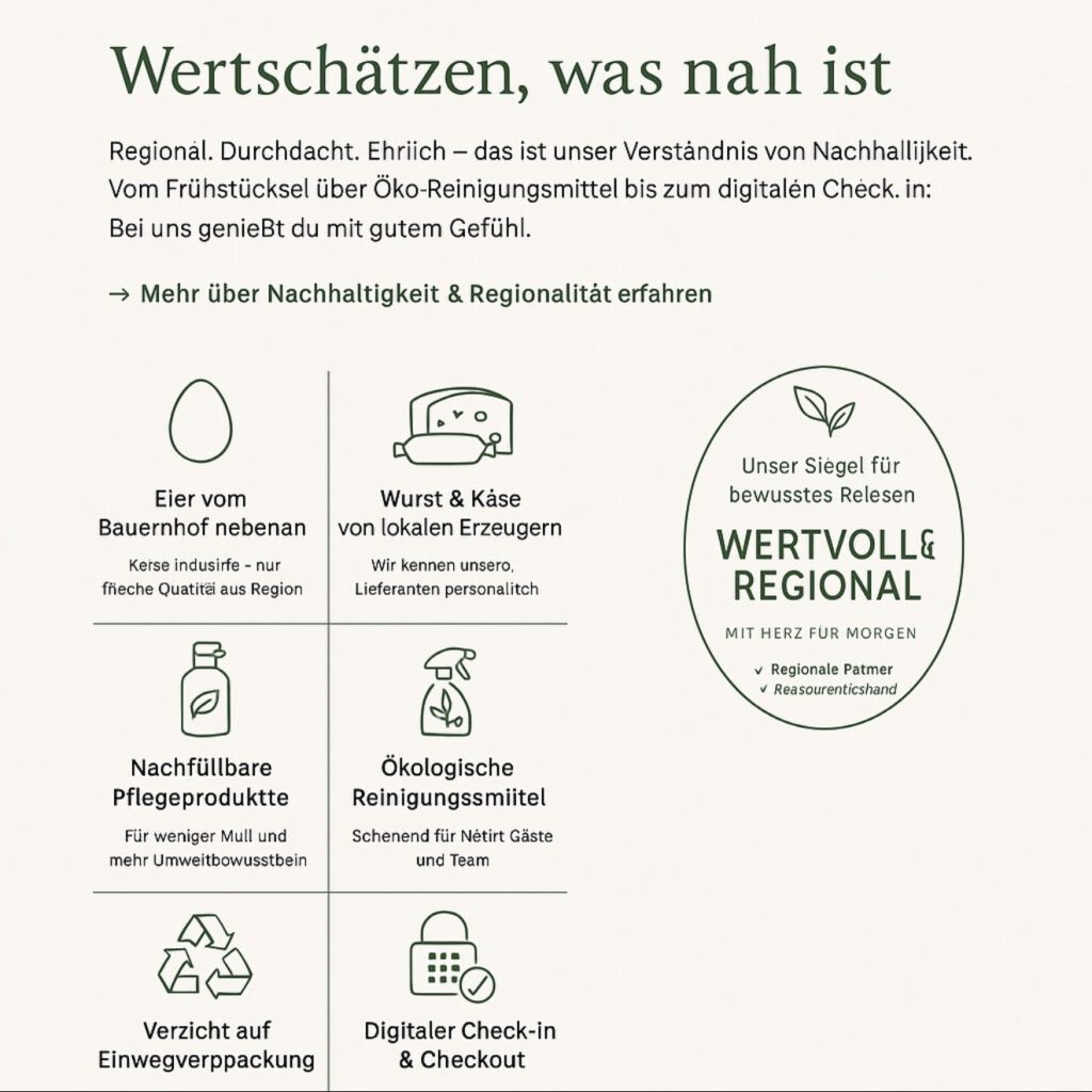 Nachhaltig im Privathotel Riesenbeck