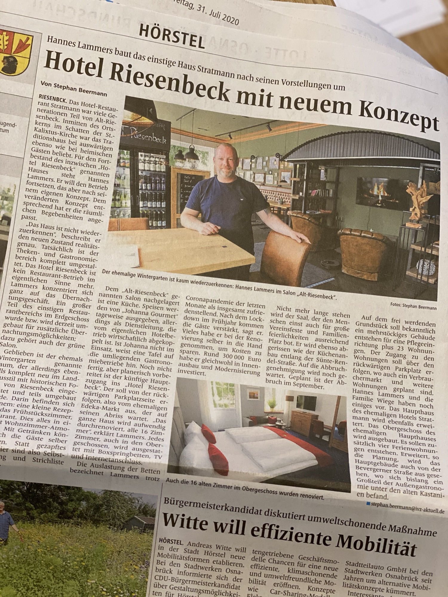 Hannes Lammers baut um