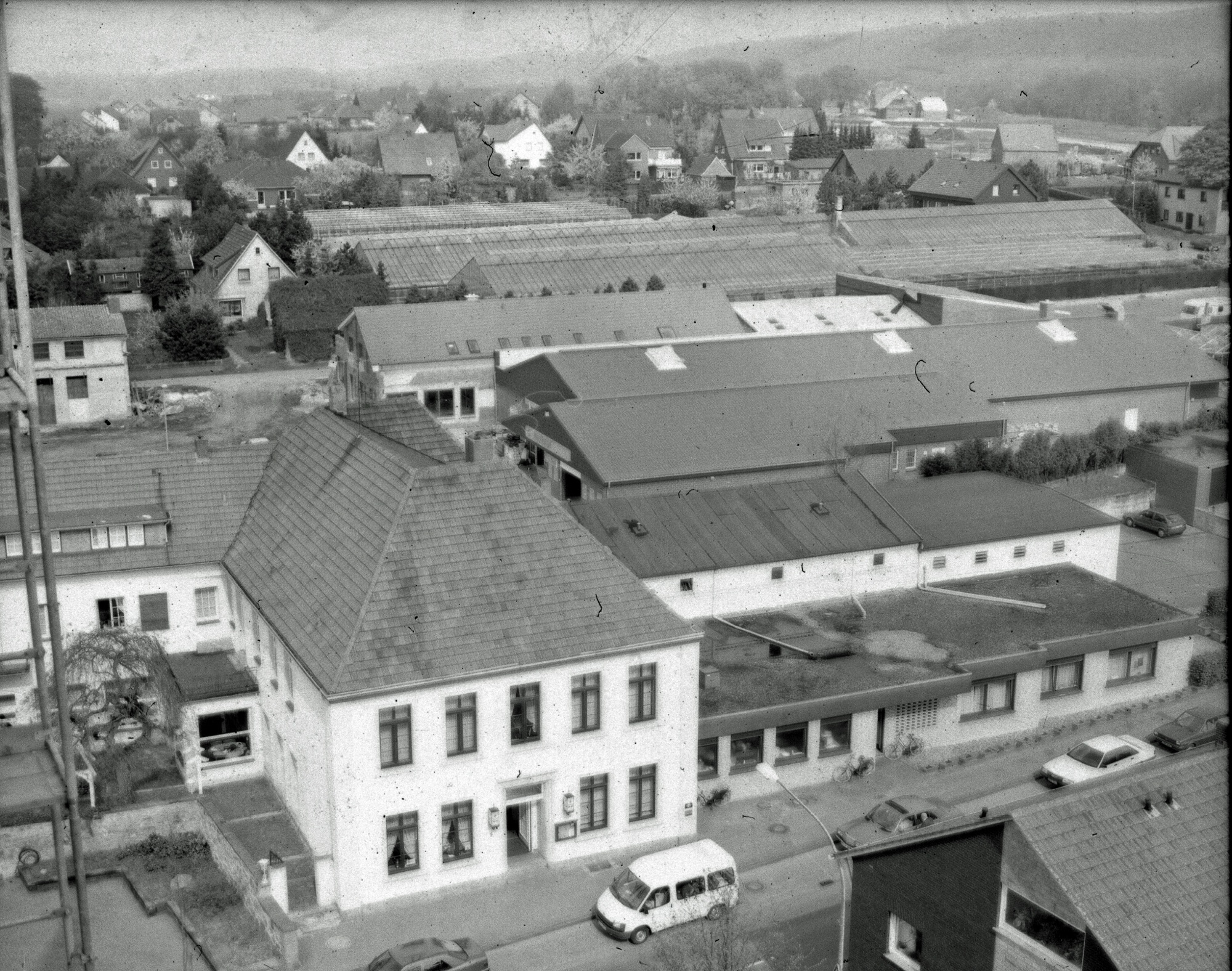Bau der Kegelbahnen, Saal und Großküche Hoztel Stratmann Riesenbeck