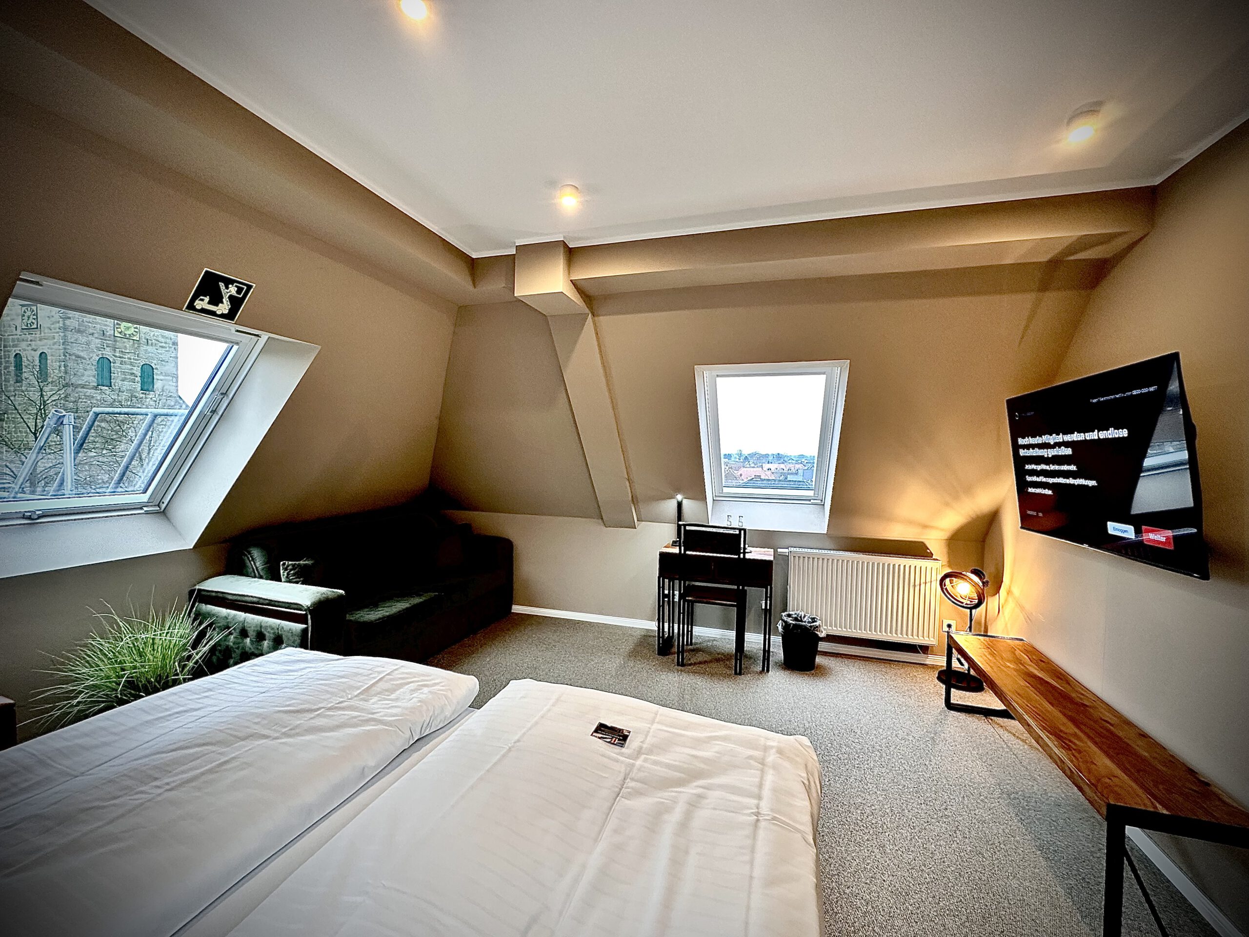 Privathotel Riesenbeck – Studio Deluxe Zimmeransicht
